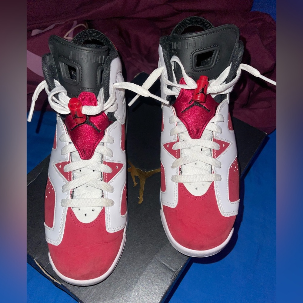 Retro 6s (carmine) size 6.5